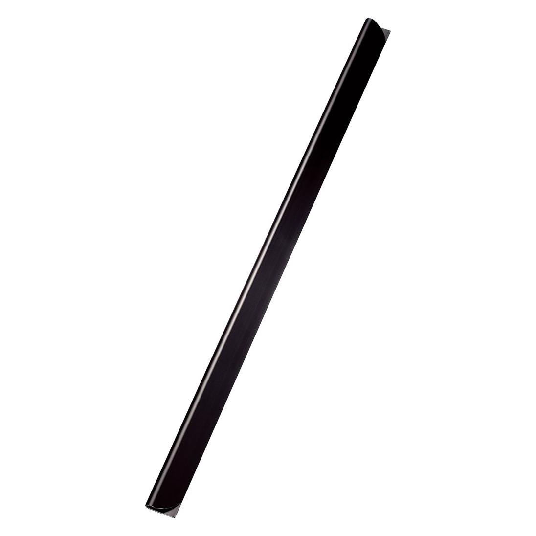 Leitz Klemmschiene, DIN A4, Füllhöhe: 12 mm, schwarz aus Kunststoff, Fassungsvermögen: 100 Blatt (A4, 1x) (21790)