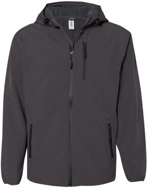 Independent Trading Co. EXP35SSZ Men's Poly-Tech Soft Shell Jacket in Graphite Grey size XL   Polyester