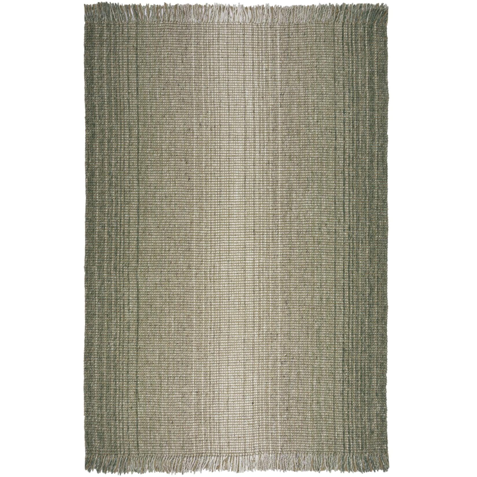 Teppich uni Grün 80 x 150 cm - WEAVER Kadima Design