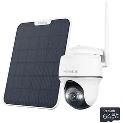REOLINK Argus B440 mit Solarpanel 2, Schwenk- & Neigefunktion, Farbnachtsicht, 4K Solar, Überwachungskamera