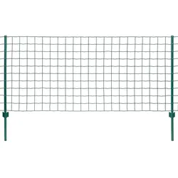 vidaXL Metallzaun Stahl 20 x 1,2 m Grün