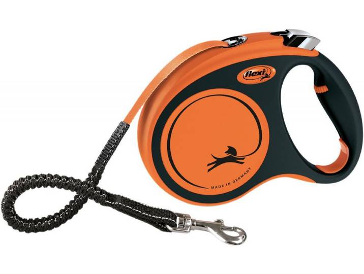 Hundeleine FLEXI XTREME M: , orange (hellorange), Leinen, Hundeleine