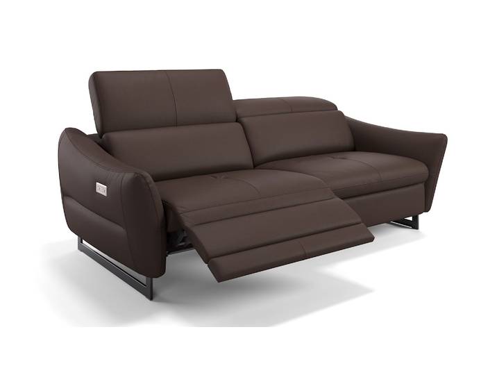 Leder 2-Sitzer Sofa MODENA Relaxcouch Modern
