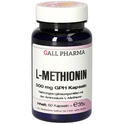 L-methionin 500 mg Kapseln 60 St