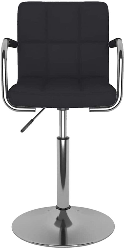 vidaXL Tabouret de bar Noir Tissu