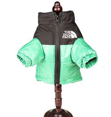 Uplifted Finds Reflective Winter Windproof Dog Jacket green 2xl