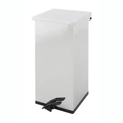 Treteimer Carro-Kick 55 L Edelstahl feuerfest
