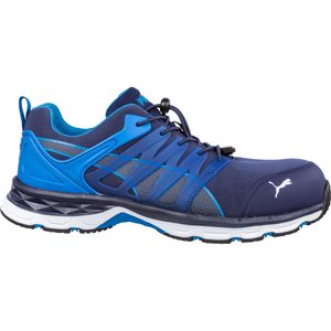 Puma-Safety Sicherheitsschuhe Velocity 2.0 Blue Low, ESD, S1PS, Halbschuhe, Fiberglaskappe, Mikrofaser, Gr. 42