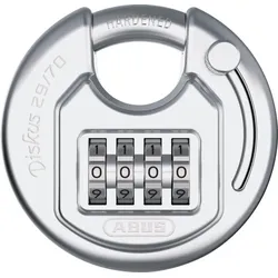Abus Diskus Combo Vorhängeschloß 29/70 - Zahlencode - robust - 40905