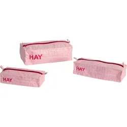 Candy Mono Kosmetiktaschen hellrosa 3 St.