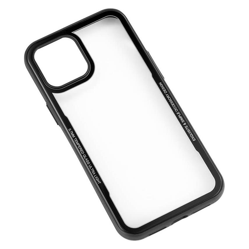 Carl GEAR Mobil Cover med Haerdet Glas Sort (Apple iPhone 12 Pro Max) (663312)