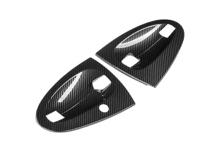 HGMGFYCX Für Smart 451 Für Fortwo: Kratzschutzabdeckung Für Außentürgriffe, Türgriffmulde Aus Polycarbonat, 3D-Aufkleber(Door Bowl Carbon)