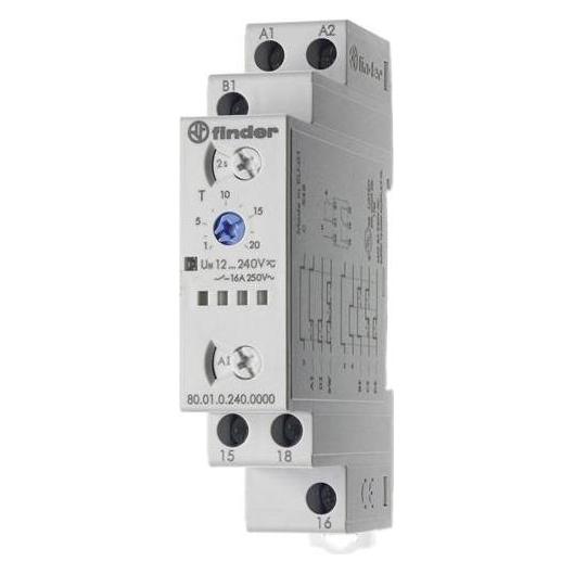 Finder Multitimer 16A 12-240V 0,1s-24t 1CO (10296759)