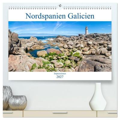 Nordspanien Galicien (hochwertiger Premium Wandkalender 2027 DIN A2 quer), Kunstdruck in Hochglanz
