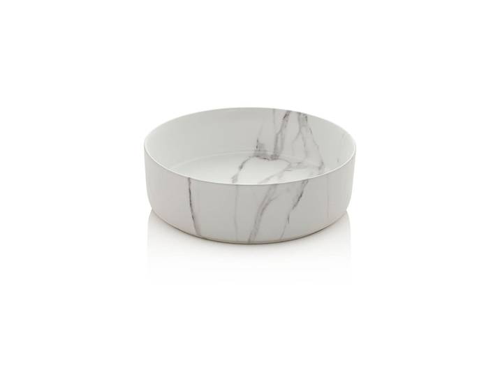 Lavabo à poser blanc en céramique