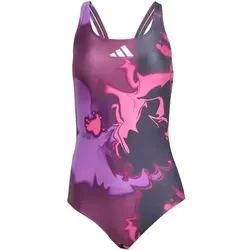 ADIDAS Damen Schwimmanzug Tie-Dyed Graphic V-Back, Größe 38 in Lila Lila