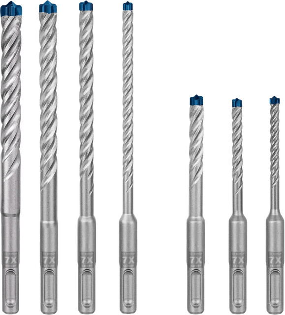 Bosch Professional EXPERT SDS-Plus 7X Set, 7-delig
