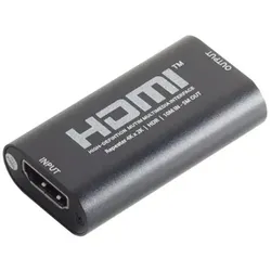 HDMI Verstärker, Metall, 4K60Hz, schwarz