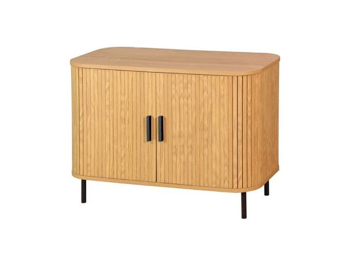 Commode en bois et métal à lamelles Kyoto