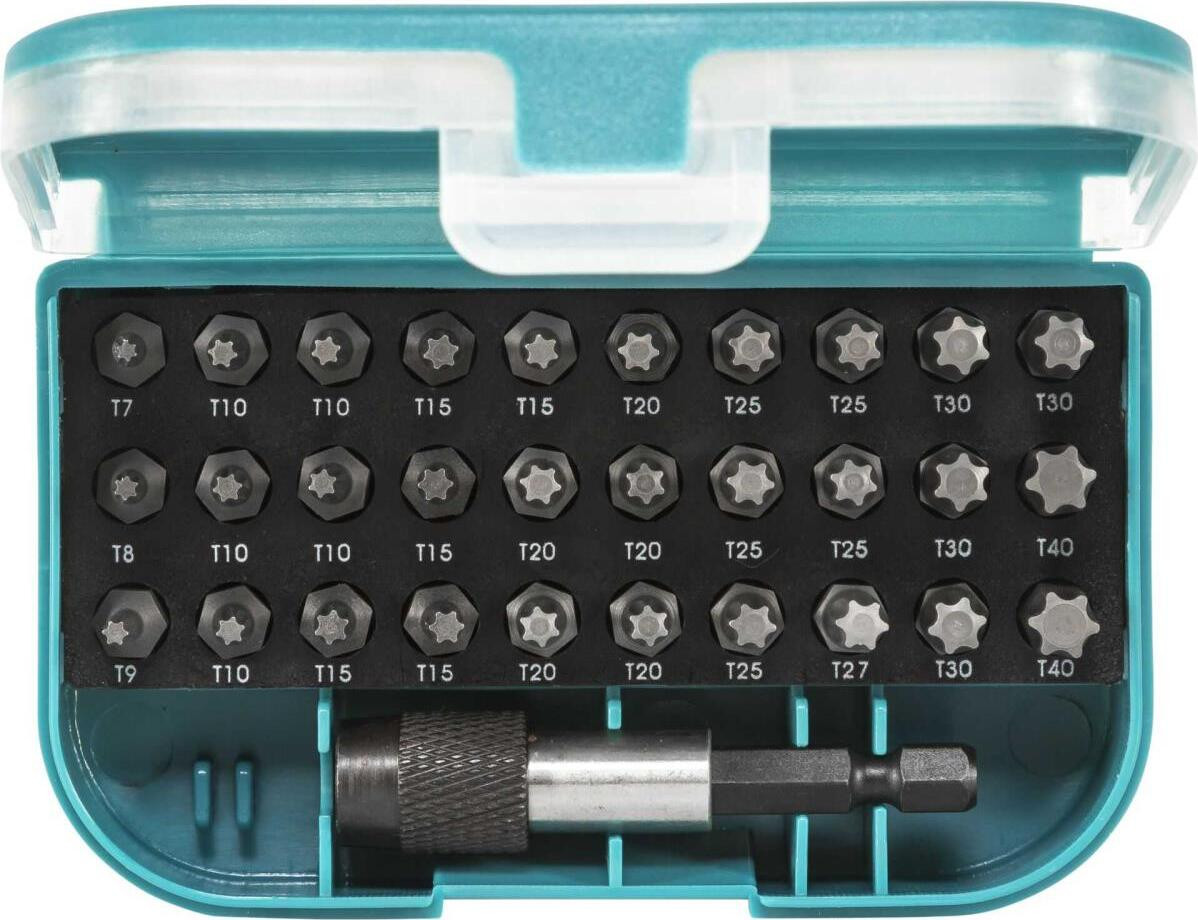 Makita P-73352 T-bit set, 31-delig