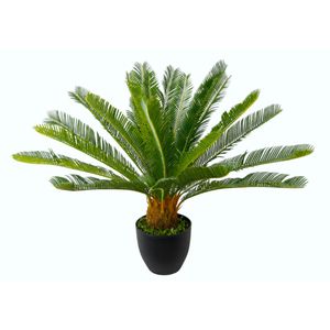 I.GE.A. Kunstpflanze Cycaspalme, Kunstpalme im Topf, Höhe 67 cm
