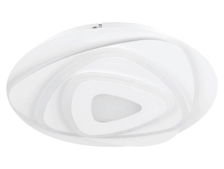 Plafonnier PALAGIANO acier\, plastique blanc\, satiné LED 14\,7W 4000K H:5.5cm Ø30cm