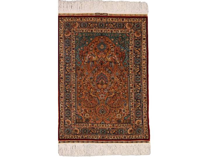 Hereke Seide Teppich 66x95 Handgeknüpft Orientteppich Seide