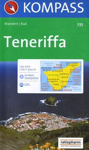 Chartech - Kompass Karten, Teneriffa: Wander- , Bike-, Freizeit- und Straßenkarte. GPS. - Preis vom 16.10.2026 11:41:07 h