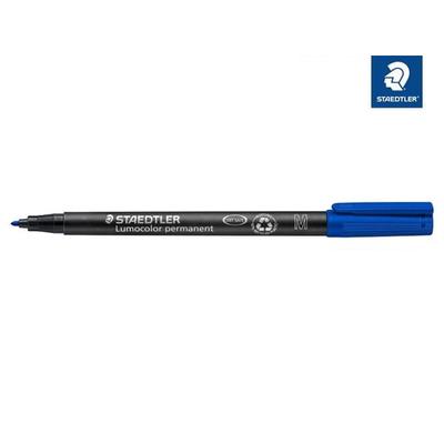 STAEDTLER Folienschreiber Lumocolor M permanent blau
