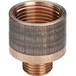 Viega Reduzierstück 322564 R 3/8 x Rp 1/2, Rotguss, rund