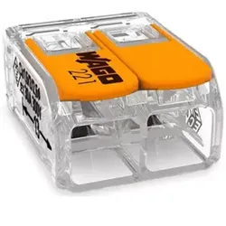 Wago COMPACT 2-Leiter-Klemme 0,14 - 4mm2 (221-412) (100Stk)