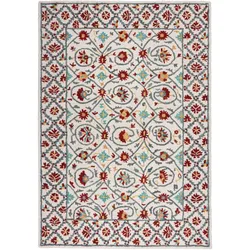 WOLLTEPPICH SOAR, orientalisch, Rot-Blau, 200 x 290 cm