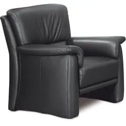 Sessel himolla MORITZ (BT 81x89 cm) - Bezug: Leder - BT 81x89 cm