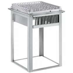 Spender mit konstantem niveau einbau für 7 körbe mit bechern - 590x590x750 mm - 11543070 Eurast