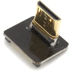 Adapter für DIY HDMI Kabel - Anschluss: Mini Typ C Stecker - Ausführung: nach unten gewinkelt