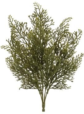 Melrose International Cedar Bush (Set of 4)