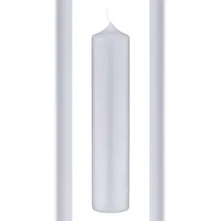 Kopschitz Kerzen Kerzen Altarkerzen Hellgrau (Moonstone), 200 x 60 mm, 6 Stück