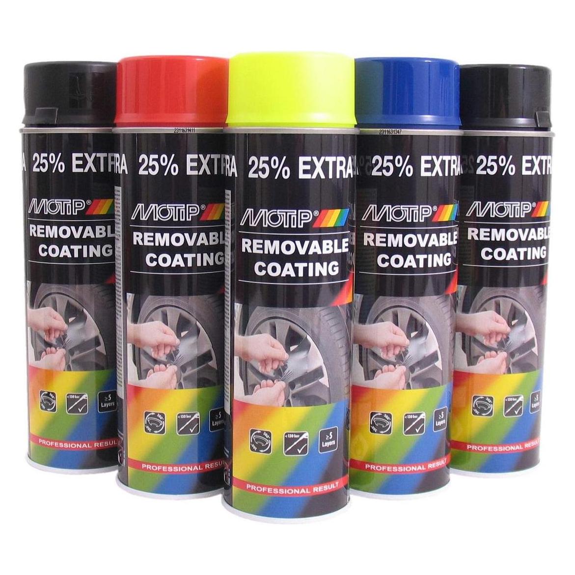 Motip Abziehbare Acrylfarbe - Mattschwarz - 500 ml (500 ml) (38673874)
