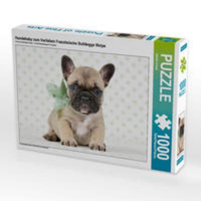 CALVENDO Puzzle Hundebaby zum Verlieben Französische Bulldogge Welpe 1000 Teile Lege-Größe 64 x 48 cm Foto-Puzzle Bild von Natalie Eckelt