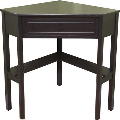 No Marketing Systems Wood Corner Desk