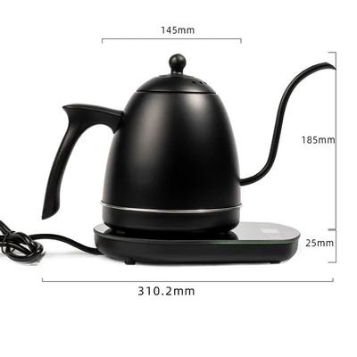 Professional 27 Oz Intelligent Constant Temperature Gooseneck Kettle black