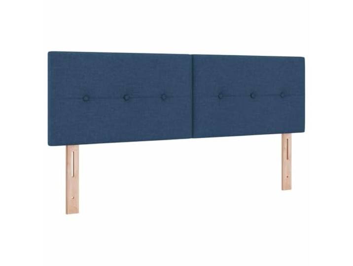 Makastle Kopfteil Blau 160 cm Stoff Höhenverstellbar 2 Höhenstufen: 78/88 cm