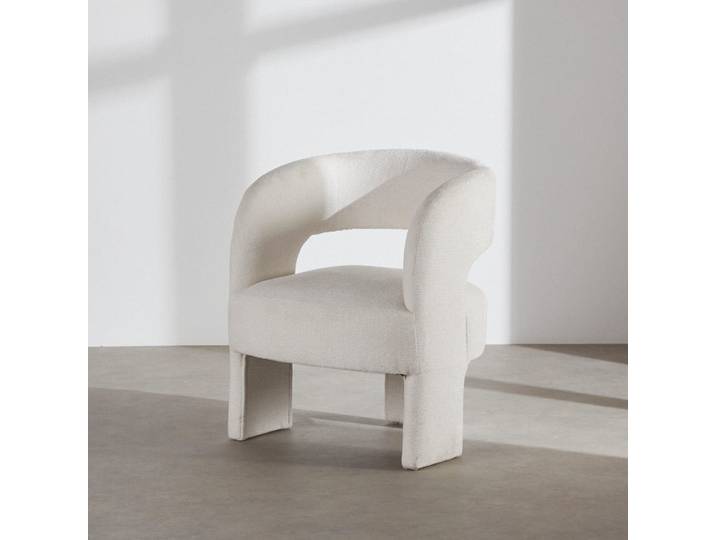 Fauteuil tripode écru