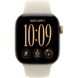 Apple Sport Band (42 mm, Gummi), Uhrenarmband, Beige