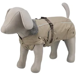 Trixie Mantel Rouen M, 52 cm, Beige (M, Hundebademantel), Hundemantel