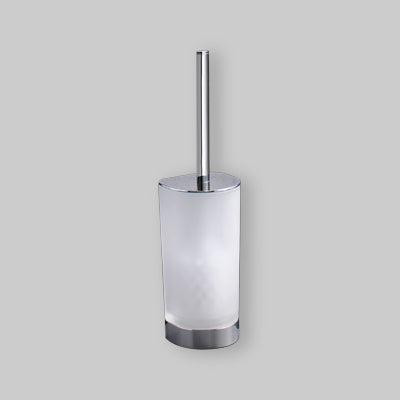 Gedy Portascopino toiletrolhouder met borstel, chroom