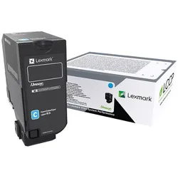 Lexmark Original Toner Standard Variante - CX735 cyan 16200 Seiten (81C0X20)