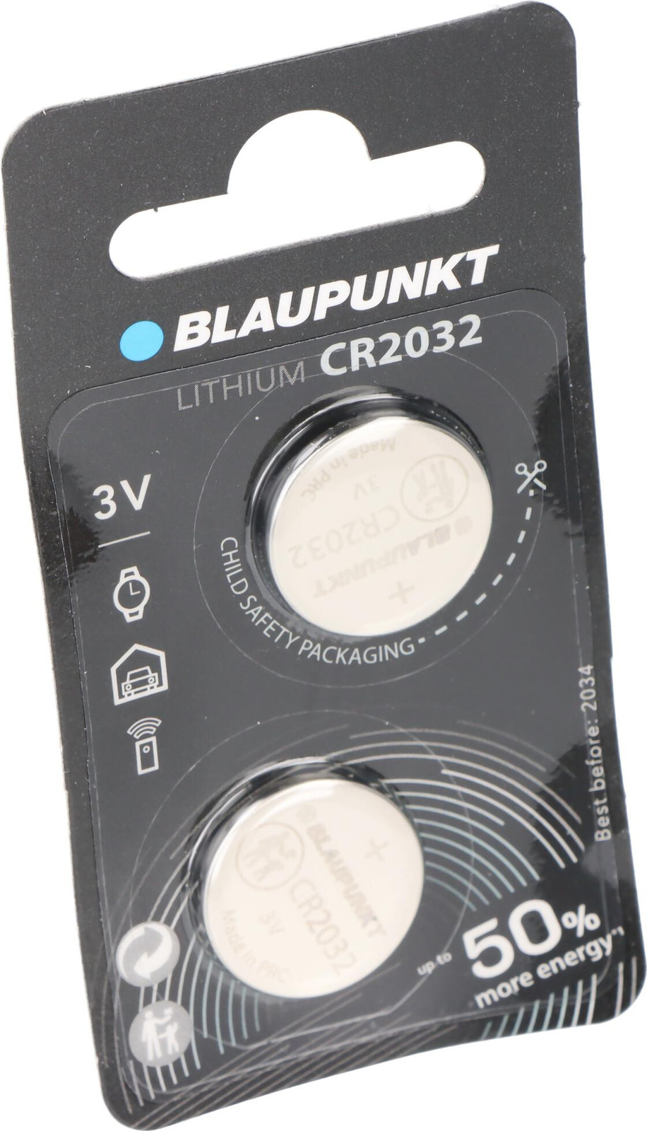 Blaupunkt CR2032 lithiumbatterij, 3V, 2 stuks