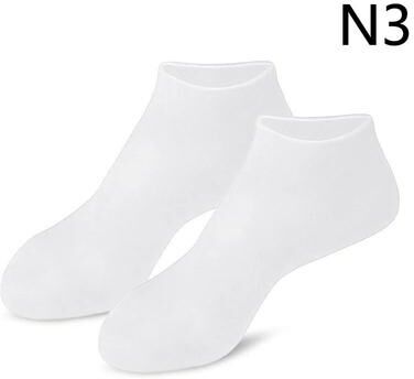 Uplifted Goods Anti Crack Intensive Hydration Foot Spa Sleeves white