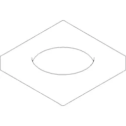 Dornbracht Rosette für Körper MARO 2 092779005-00 chrom